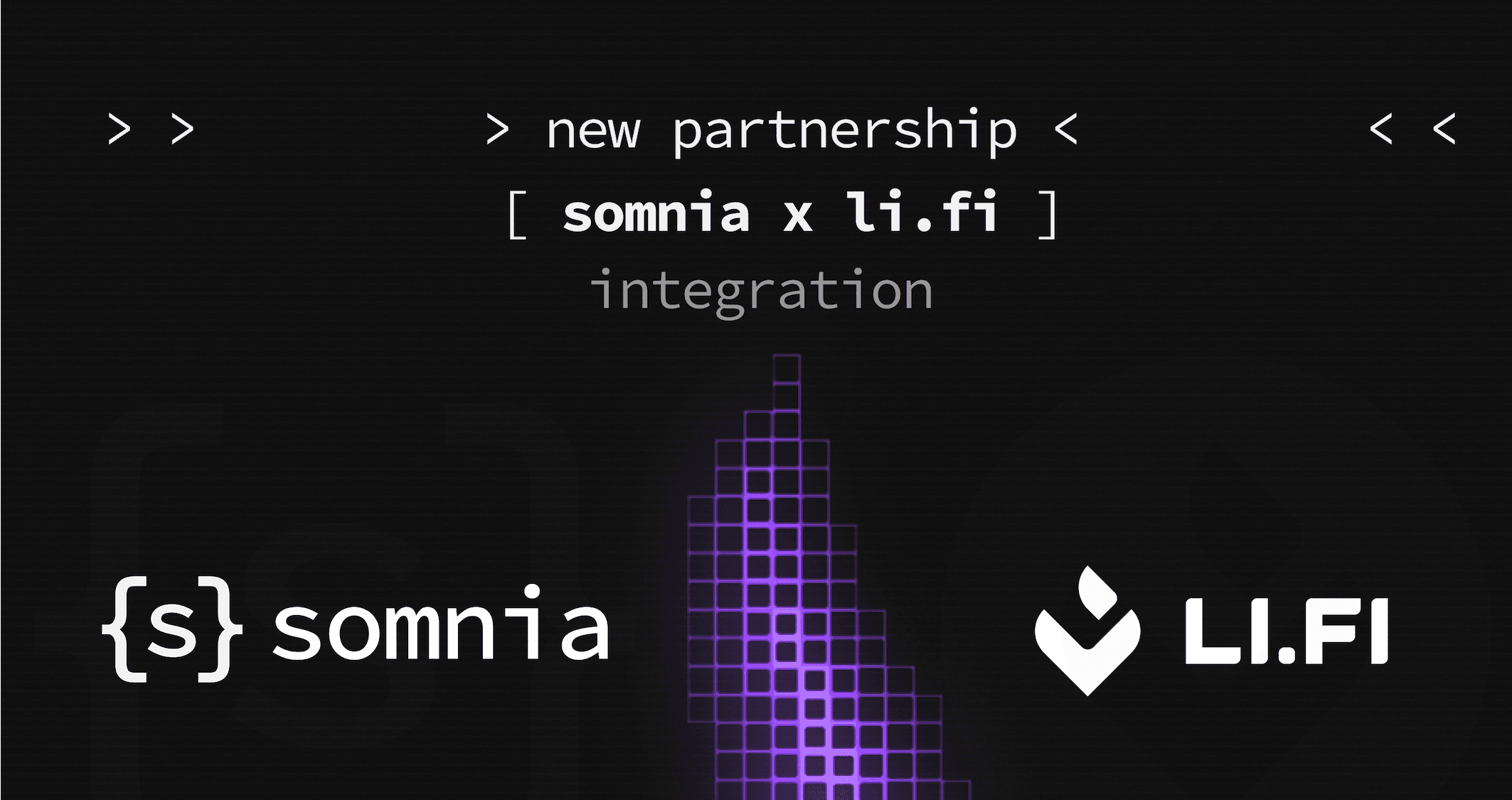 Somnia Integrates with LI.FI to Expand Crosschain Infrastructure for the Agentic L1